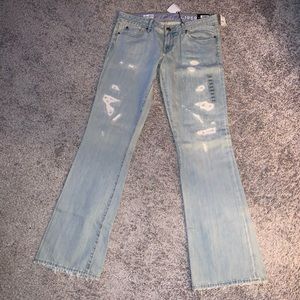 New Gap sexy boot cut jeans size 29/8, light blue
